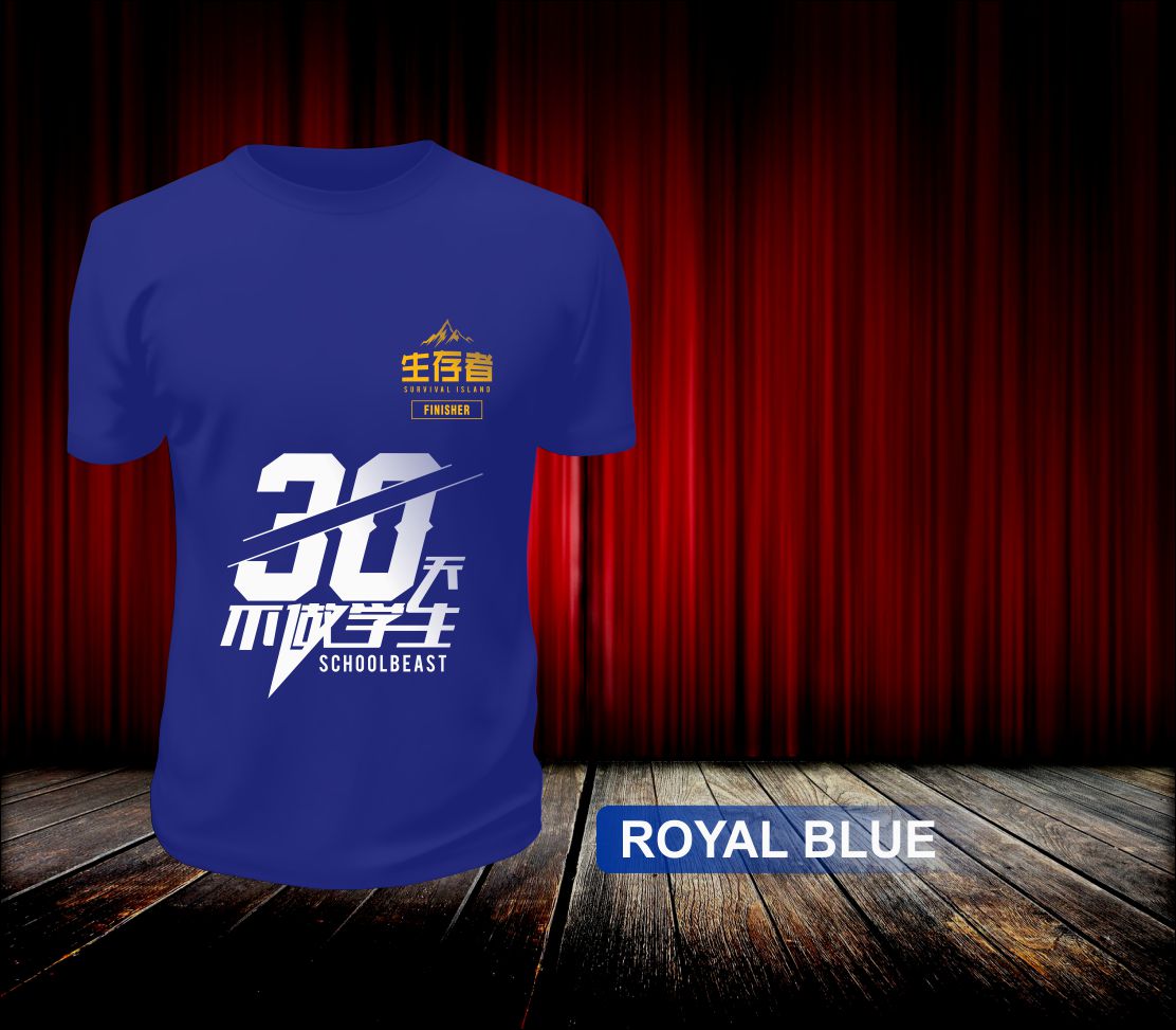 100cotton-royalblue